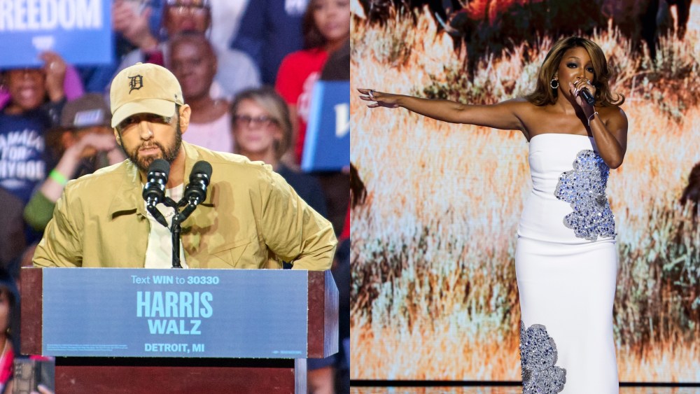 Eminem, Bottega Veneta, Detroit, Mickey Guyton, Rebecca Vallance, DNC, Kamala Harris