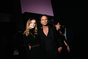 Meghann Fahy and Walter Goggins