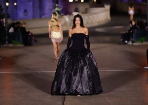 Kylie Jenner on the runway at the Coperni Spring 2025 ready-to-wear show