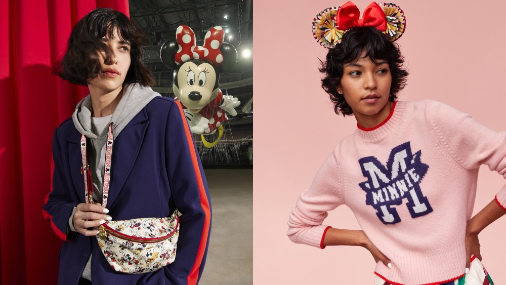 From Macy's new Disney capsule collection, with Minnie Mouse in the background.
