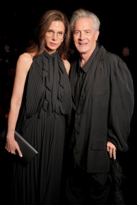 Desiree Gruber and Kyle MacLachlan at Balenciaga RTW Spring 2025