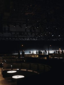 Backstage at Giorgio Armani Spring 2025 Ready-to-Wear Collection