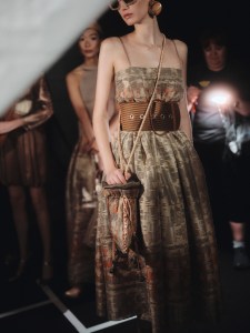 Backstage at Giorgio Armani Spring 2025 Ready-to-Wear Collection