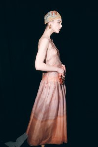 Backstage at the Giorgio Armani Spring 2025 ready-to-wear show