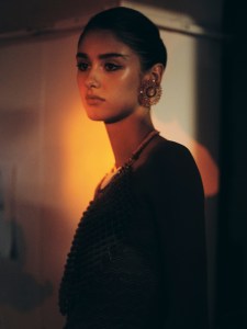 Backstage at the Giorgio Armani Spring 2025 ready-to-wear show