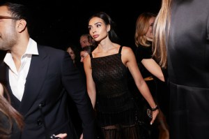 Lora Arellano at the Giorgio Armani Spring 2025 Ready-to-Wear show