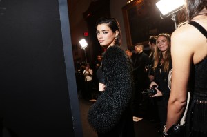 Dixie D'Amelio at the Giorgio Armani Spring 2025 Ready-to-Wear show