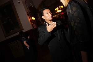Prabal Gurung at the Giorgio Armani Spring 2025 Ready-to-Wear show