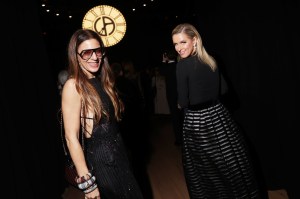 Nicky Hilton Rothschild at the Giorgio Armani Spring 2025 Ready-to-Wear show