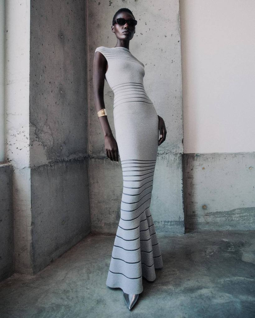
An Herve Léger dress.