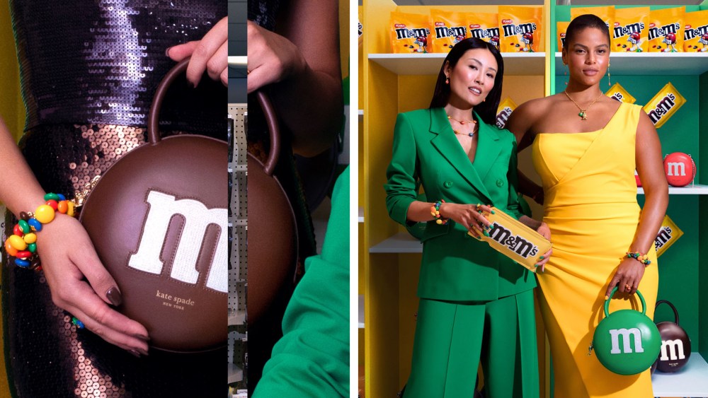 Kate Spade New York M&Ms handbag collection, purses, jewelry