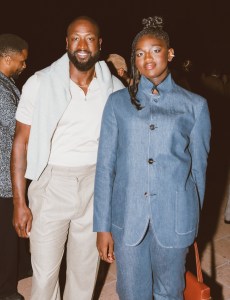 Dwayne Wade and Zaya Wade