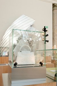 The Louis Vuitton stand at Art Basel Paris at the Grand Palais.
