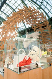 The Louis Vuitton stand at Art Basel Paris at the Grand Palais.