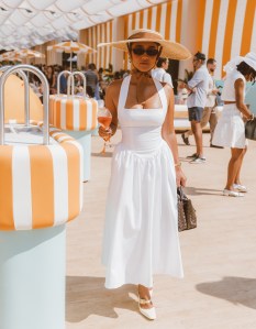 The scene at the Veuve Clicquot Polo Classic.
