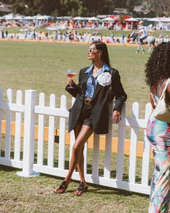 The scene at the Veuve Clicquot Polo Classic.