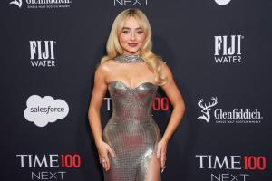 Sabrina Carpenter at TIME100 Next held at Current at Pier 59 on October 09, 2024 in New York, New York.