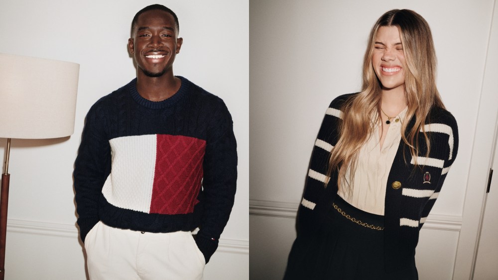 Damson Idris, Sofia Richie Grainge, Tommy Hilfiger, holiday campaign
