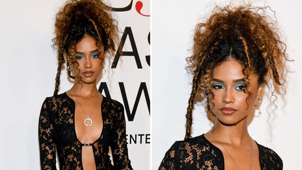 Tyla in sheer cutout minidress at the 2024 CFDA Awards red carpet on Oct. 28
