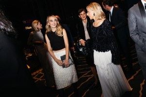 Chloe Fineman and Tory Burch