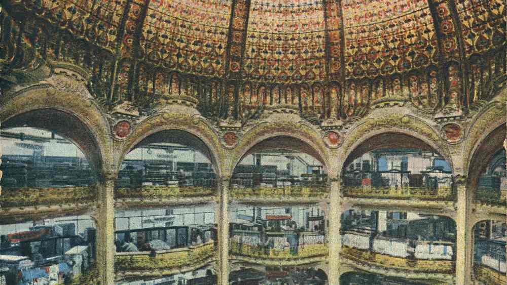 Galeries Lafayette Paris Department store exhibit