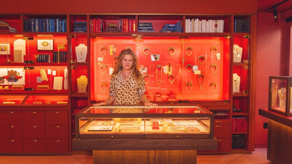 FoundRae founder and creative director Beth Hutches in her new Madison Avenue Boutique