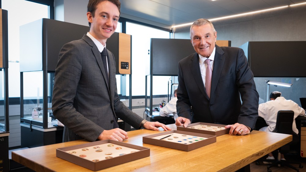 LVMH Watches CEO Frédéric Arnault and Jean-Christophe Babin, CEO of Bulgari.
