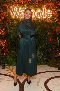 LONDON, ENGLAND - NOVEMBER 18: CEO of the British Fashion Council Caroline Rush attends the Walpole British Luxury Awards 2024 at The Dorchester on November 18, 2024 in London, England. Photo Credit: Dave Benett.