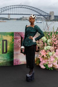 SYDNEY, AUSTRALIA - NOVEMBER 05: Cynthia Erivo poses for a photocall for the Australian premiere of "Wicked" at  on November 05, 2024 in Sydney, Australia. (Photo by Brendon Thorne/Getty Images)