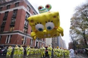 NEW YORK, NEW YORK - NOVEMBER 28: 2024 Macy's Thanksgiving Day Parade on November 28, 2024 in New York City. (Photo by Theo Wargo/Getty Images)