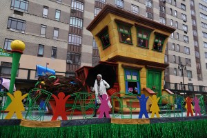 NEW YORK, NEW YORK - NOVEMBER 28: 2024 Macy's Thanksgiving Day Parade on November 28, 2024 in New York City. (Photo by Theo Wargo/Getty Images)