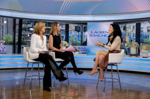 TODAY -- Pictured: Hoda Kotb, Savannah Guthrie and Lauren Sanchez on Wednesday, November 20, 2024 -- (Photo by: Nathan Congleton/NBC)