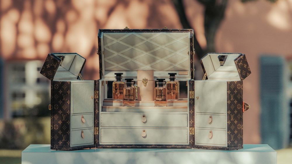 Louis Vuitton's made-to-measure fragrance and trunk.