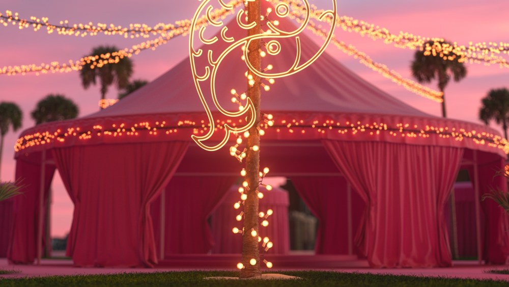 A rendering of Pucci's fun fair scheduled during Art Basel Miami Beach.