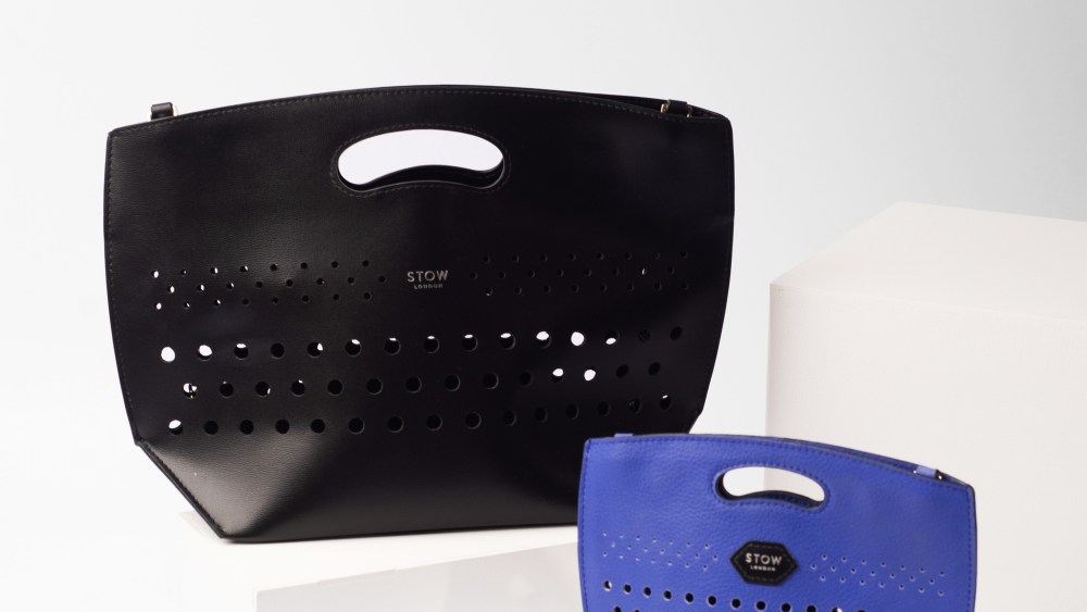 Stow London handbags Uncaged Innovations Elevate alternative material