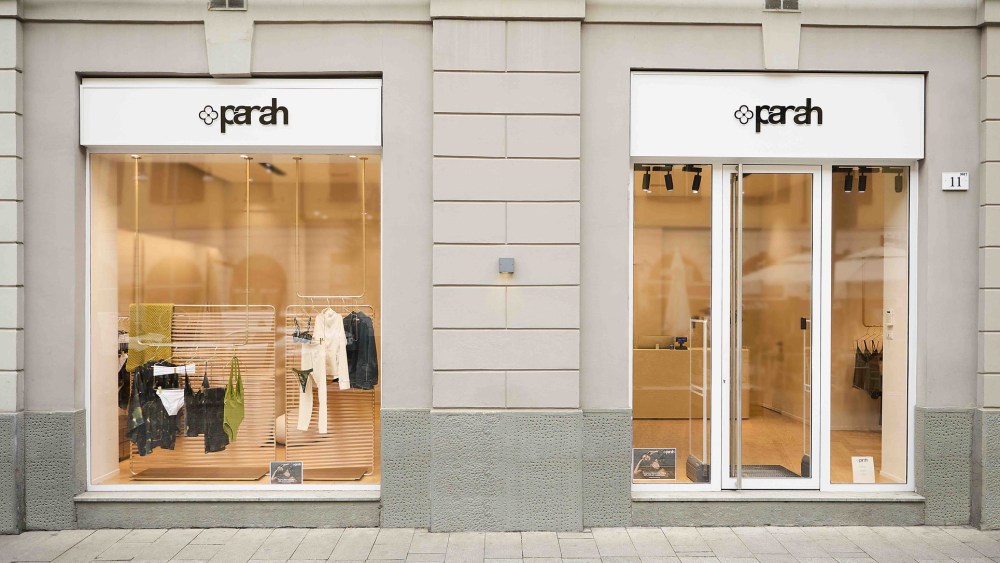 The new Parah flagship store in Milan.