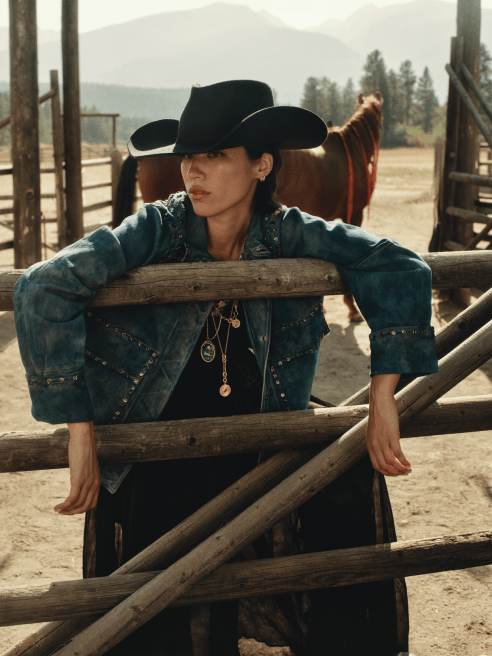 A look from the "Yellowstone" capsule campaign.