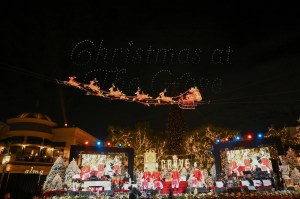The scene at the Christmas at The Grove 23rd Annual Tree Lighting Celebration.