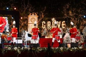 The scene at the Christmas at The Grove 23rd Annual Tree Lighting Celebration.