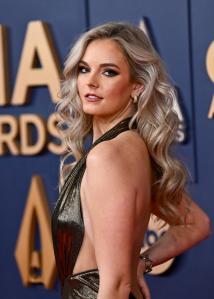 Karley Scott Collins at The 58th Annual CMA Awards at Bridgestone Arena on November 20, 2024 in Nashville, Tennessee.