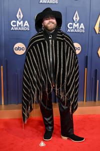 Teddy Swims at The 58th Annual CMA Awards at Bridgestone Arena on November 20, 2024 in Nashville, Tennessee.