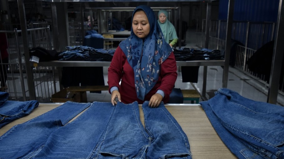 Denim factory in Indonesia