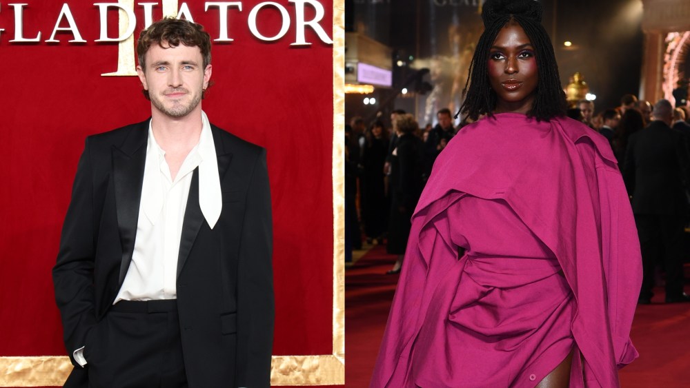 Paul Mescal, Gucci, Jodie Turner-Smith, Issey Miyake, Gladiator II, premiere, London, red carpet