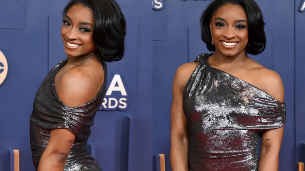 Simone Biles at The 58th Annual CMA Awards at Bridgestone Arena on Nov. 20, 2024 in Nashville, Tenn.
