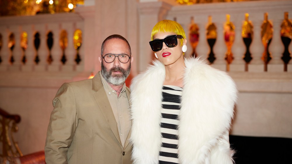 Alexis Bittar and model and stylist Dara Allen at the St. Regis New York