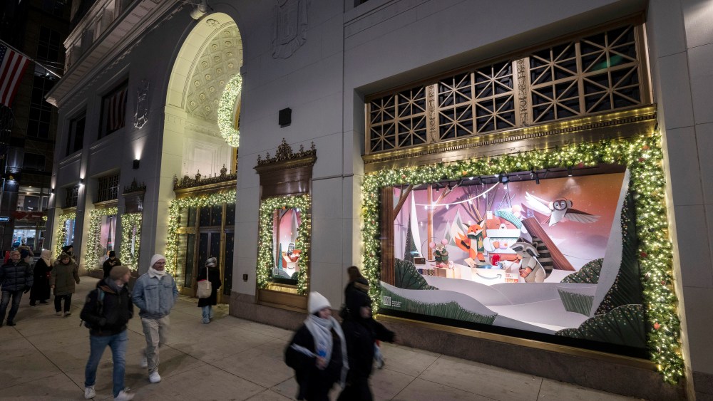 NEW YORK, NEW YORK - DECEMBER 01: Amazon Unveils Holiday Window Displays On 5th Avenue on December 01, 2024 in New York City. (Photo by Eugene Gologursky/Getty Images for Amazon)