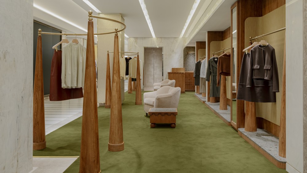 Yves Salomon's new interiors concept, which has made its debut at Harrods.
