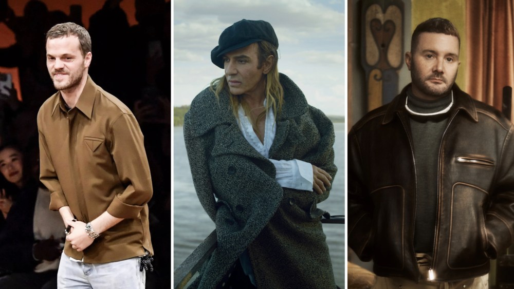 Designers Matthieu Blazy, John Galliano, Kim Jones.