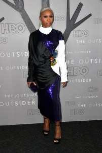 LOS ANGELES, CALIFORNIA - JANUARY 09: Cynthia Erivo attends the Premiere Of HBO's "The Outsider" at DGA Theater on January 09, 2020 in Los Angeles, California. (Photo by Frazer Harrison/Getty Images)