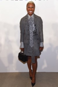 NEW YORK, NY - SEPTEMBER 14:  Cynthia Erivo attends the Michael Kors Spring 2017 Runway Show during New York fashion week at Spring Studios on September 14, 2016 in New York City.  (Photo by Larry Busacca/Getty Images for Michael Kors)